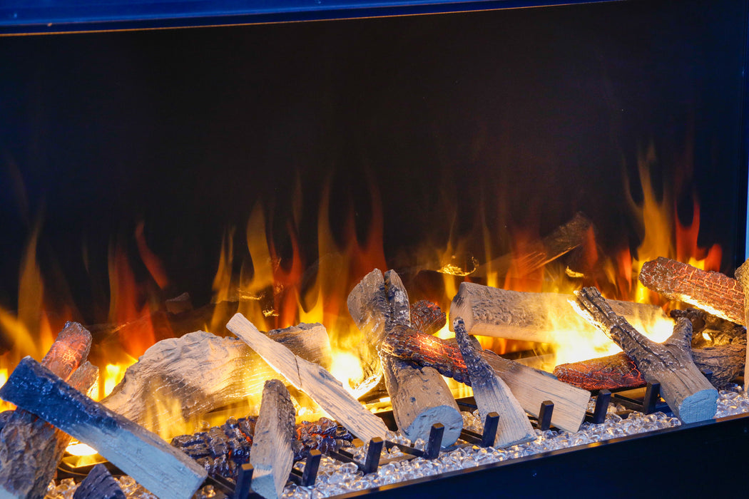 Amantii TruView Signature 3-Sided Glass Electric Fireplace