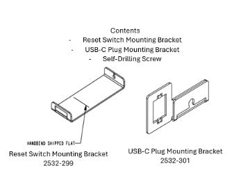 Majestic Relocation Kit for USB-C and Reset Switch