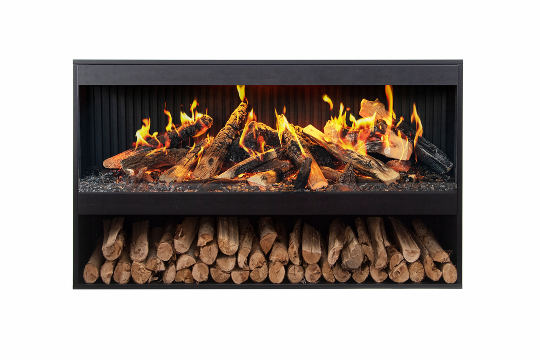 Amantii Pedestal Display for Fire & Ice LumaForest  Indoor 3 Sided Built In Electric Fireplace
