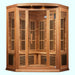 Maxxus 3 Person Corner Low EMF FAR Infrared Sauna - Canadian Red Cedar - view 3