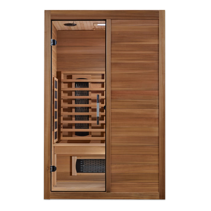 Maxxus Oasis 2 Person Full Spectrum Near Zero EMF Infrared Sauna - Pacific Cedar - view 2