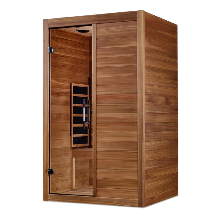 Maxxus Oasis 2 Person Full Spectrum Near Zero EMF Infrared Sauna - Pacific Cedar - view 3