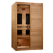 Maxxus S-Line Elite 2 Person Ultra Low EMF FAR Infrared Sauna - Canadian Hemlock