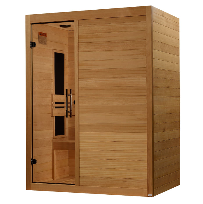 Maxxus S-Line Elite 3 Person Ultra Low EMF FAR Infrared Sauna - Canadian Hemlock - view 3