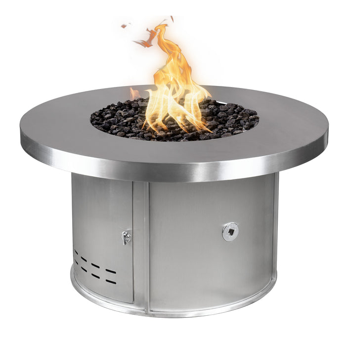 The Outdoor Plus OPT-MAB(CS/HCP/SS)36 Mabel 36" Metal Collection Round Gas Fire Table