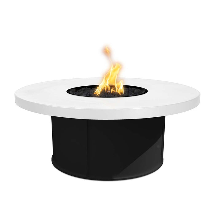 The Outdoor Plus OPT-MABPC36 Mabel 36" Powder Coat Round Gas Fire Table