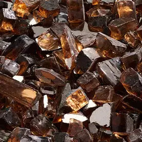 Majestic 10 Lbs. Copper Embers Crushed Glass Media for Meridian Modern Series Fireplaces, 2x MEDIA-CP Majestic