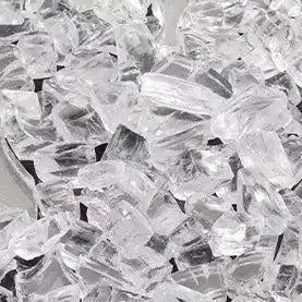 Majestic 10 Lbs. Crystal Embers Crushed Glass Media for Meridian Modern Series Fireplaces Majestic