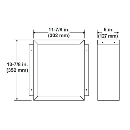 Majestic 12"x14" DVP-BEK2 10-Pack Brick Extension Kit Majestic
