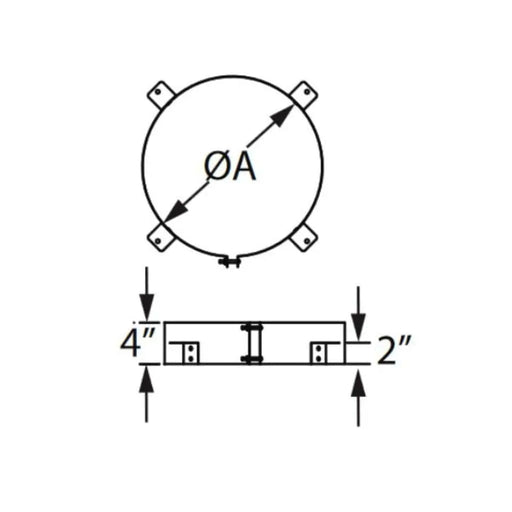 Majestic 14" Dura Vent DuraChimney ll 14DCA-ST Stabilizer Majestic
