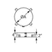 Majestic 14" Dura Vent DuraChimney ll 14DCA-ST Stabilizer Majestic