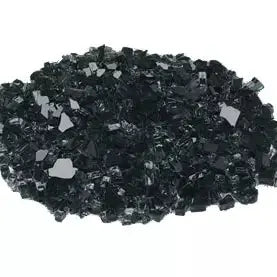 Majestic 18 Lbs. Onyx Crushed Fire Glass Media Majestic