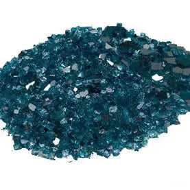 Majestic 18 Lbs. Sapphire Crushed Fire Glass Media Majestic