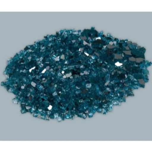Majestic 18 Lbs. Sapphire Crushed Fire Glass Media Majestic