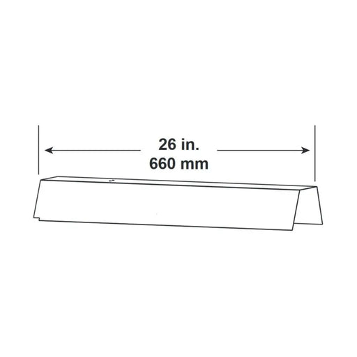 Majestic 26" DVP-HSM-B 6-Pack Trimmable Heat Shield Majestic