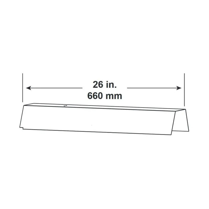 Majestic 26" DVP-HSM-B 6-Pack Trimmable Heat Shield Majestic