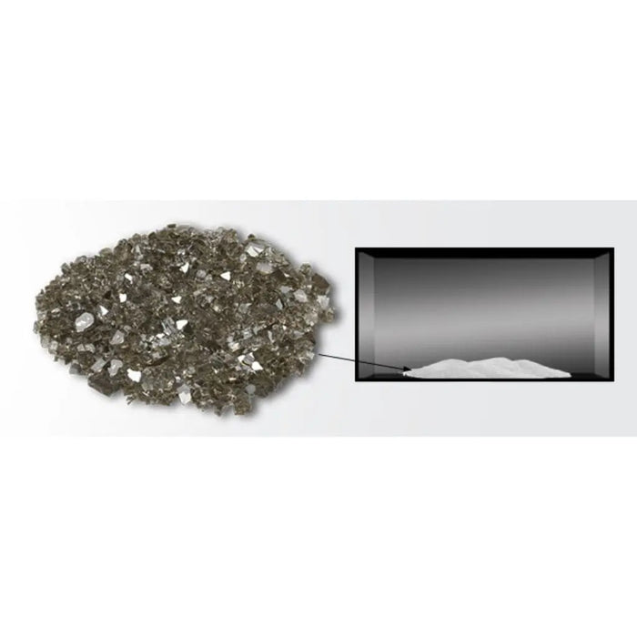 Majestic 3 Lbs. Bronze Crushed Fire Glass Media Majestic
