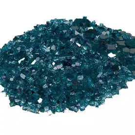 Majestic 3 Lbs. Sapphire Crushed Fire Glass Media Majestic