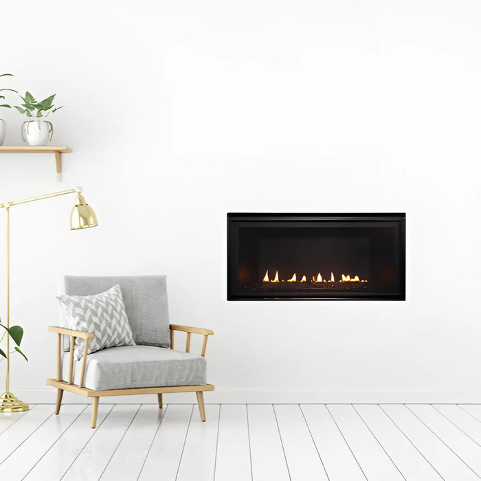 Majestic 36" Direct Vent Linear Contemporary Gas Fireplace with IntelliFire Ignition System
