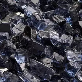 Majestic 5 Lbs. Graphite Embers Crushed Glass Media for Meridian Modern Series Fireplaces Majestic