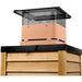 Majestic 8" TCT375 Terra Cotta Vertical Termination Cap for SL300 Series Pipe Majestic
