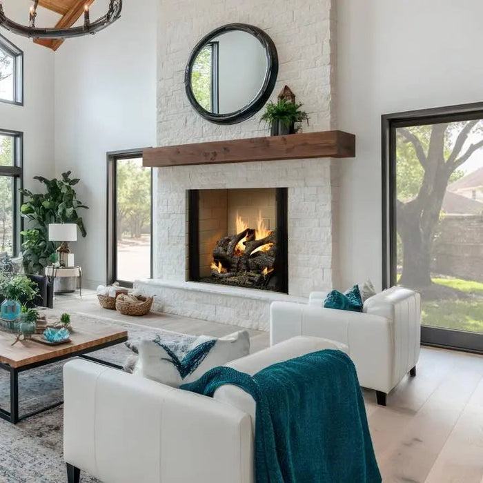 Majestic Ashland 36" Open Wood Burning Fireplace