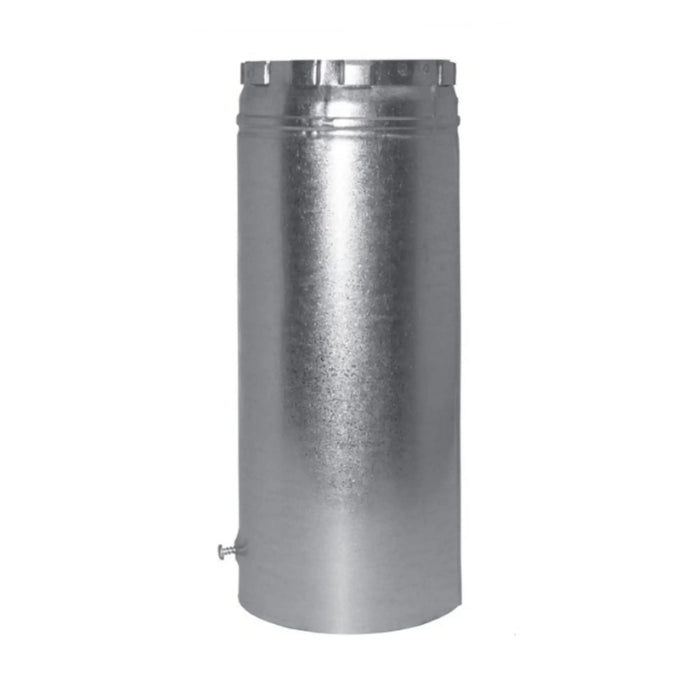 DuraVent DV-10BV18A-1 B-Vent DV-10BV18A 10" Large Diameter Round Adjustable Pipe - galvanized adjustable pipe section