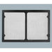 Majestic Black Grand Vista Cabinet Style Mesh Doors for Biltmore Wood Burning Fireplace Majestic