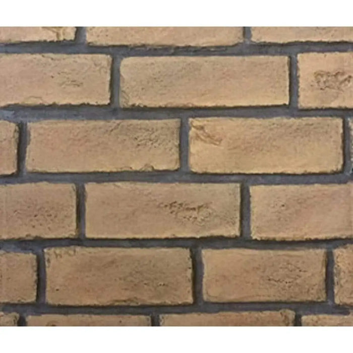 Majestic Brick Refractory Panels for Fortress See-Through Gas Fireplace Majestic