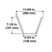 Majestic COOL-ADDM 6-Pack Safety Shields for Horizontal Termination Caps Majestic