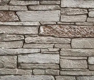 Majestic Castle Stone Brick Interior Panels for Meridian Platinum 42" Gas Fireplace Majestic