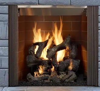 Majestic Castlewood 50" Outdoor Open Wood Burning Fireplace