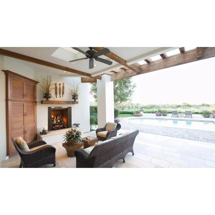 Majestic Castlewood 42" Traditional Outdoor Wood Burning Fireplace Majestic