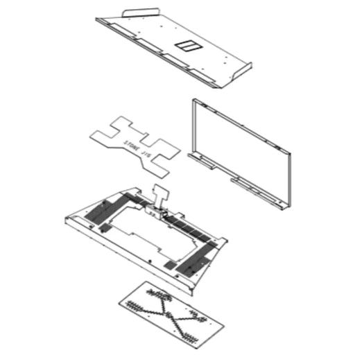 Majestic Contemporary Conversion Kit for Ruby Fireplace Insert Majestic