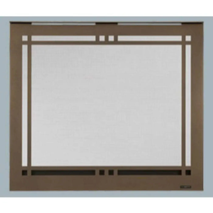 Majestic Contemporary Rectangular Door for Pearl II See-Through Direct Vent Fireplace Majestic