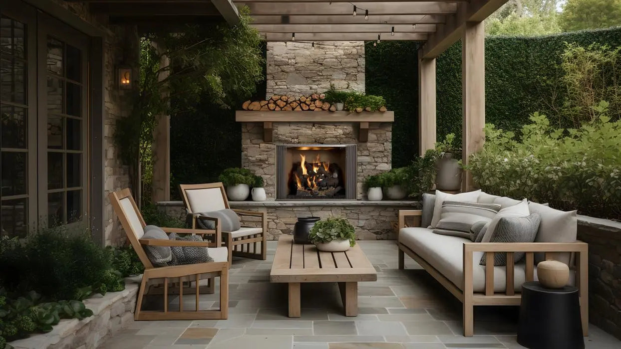 Majestic Cottagewood 36" Outdoor Wood Burning Fireplace