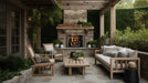 Majestic Cottagewood 50" Outdoor Wood Burning Fireplace Majestic Dreamwood Living