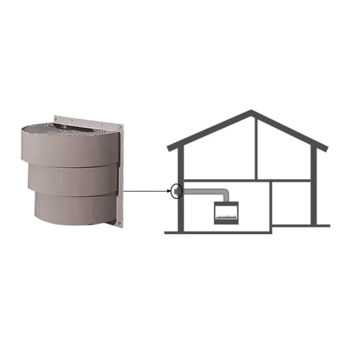 Majestic DRC-RADIUS Decorative Radius Cover for SLP/DVP-TRAP Majestic