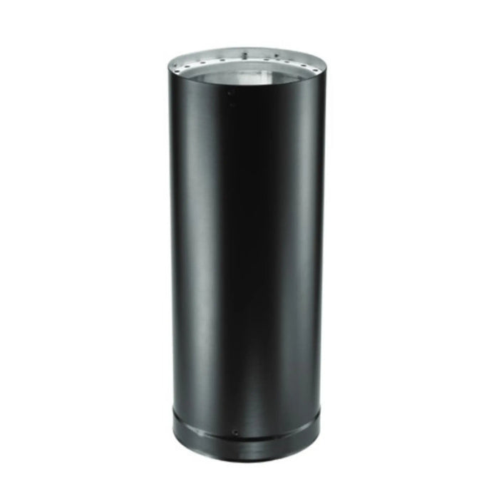 Majestic DVL DV-6DVL-12 6" x 12" Black Double-Wall Pipe Majestic