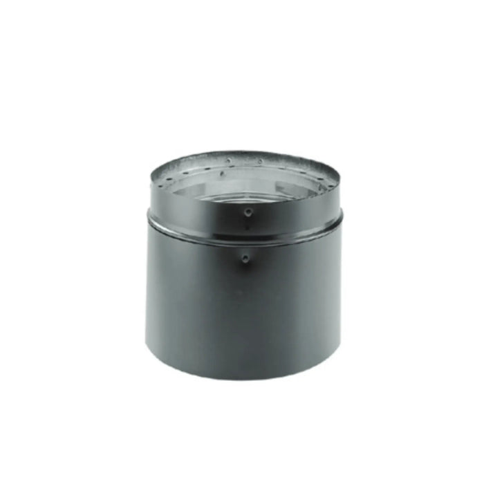 Majestic DVL DV-6DVL-6ADJ 6" x 6" Black Adjustable Double-Wall Pipe Majestic