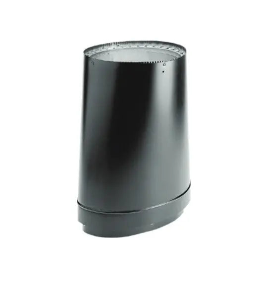 Majestic DVL DV-8DVL-ORAD 8" x 14.5" Double Wall Oval-to-Round Adapter Majestic