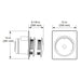 Majestic DVP-HRC-SS Horizontal High Rise Termination Cap Majestic