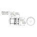 Majestic DVP-HRC-ZC-SS Horizontal High Rise Termination Cap Majestic