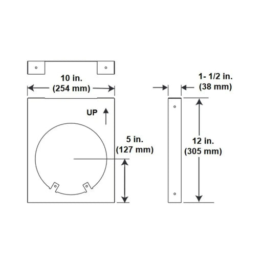 Majestic DVP-HVS Horizontal Pipe Support Majestic
