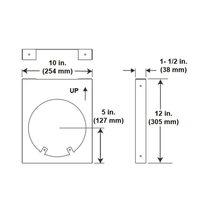 Majestic DVP-HVS Horizontal Pipe Support Majestic