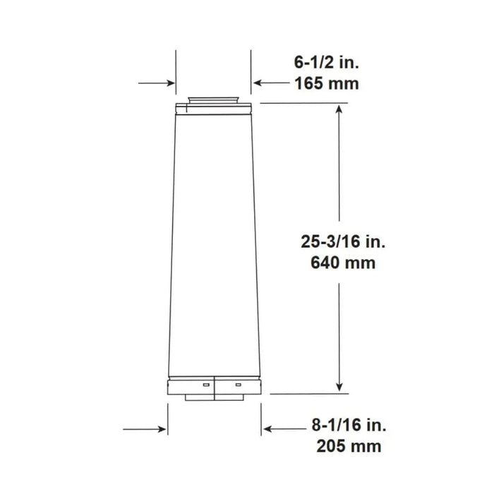Majestic DVP-SLP24 DVP to SLP 24" Pipe Adapter Majestic