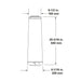 Majestic DVP-SLP24 DVP to SLP 24" Pipe Adapter Majestic