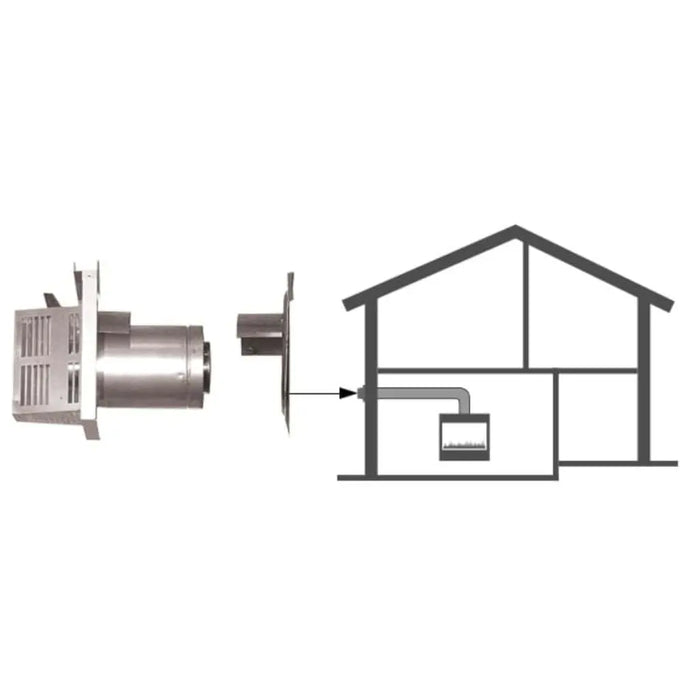 Majestic DVP-TRAP1 Horizontal Termination Cap Majestic