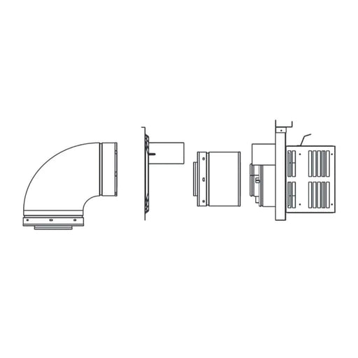 Majestic DVP-TRAPK1 Horizontal Termination Kit Majestic