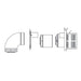 Majestic DVP-TRAPK2 Horizontal Termination Kit Majestic